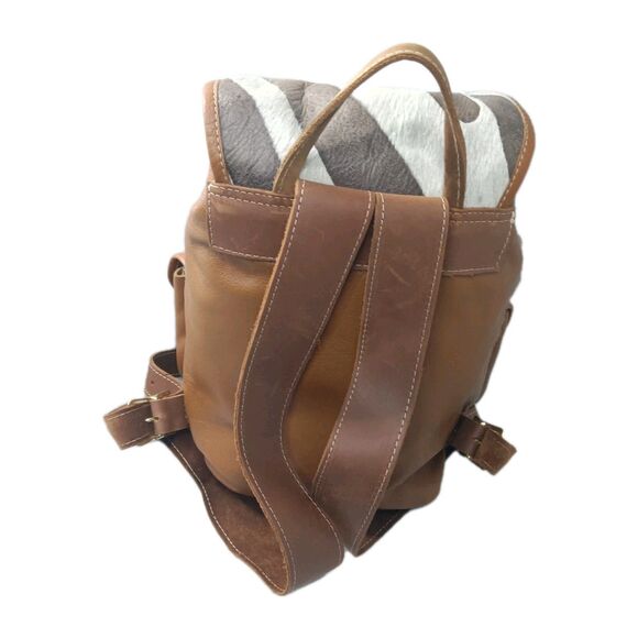 Lil\' Miss Leather Backpack Handcrafted Cowhide Leather Bag main image 9